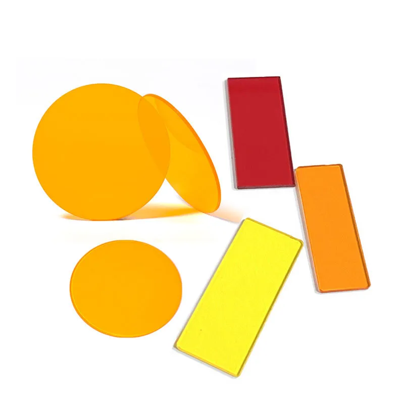 Optical filter glass for imaging and sensing